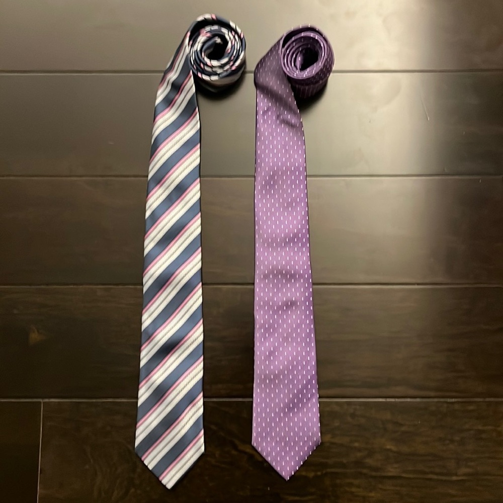 Hugo boss Mens ties; two for 50 or 30 each.